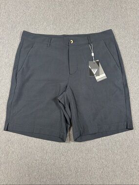 Levelwear Airspeed Black Performance Stretch Golf Shorts Men’s 36” Inseam 9”